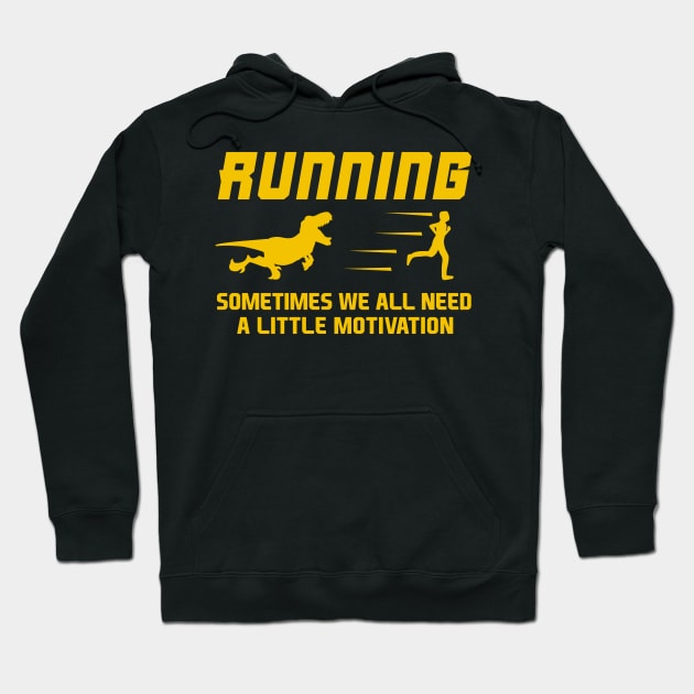 We All Need A Little Motivation Velociraptor Shirt Hoodie by biNutz